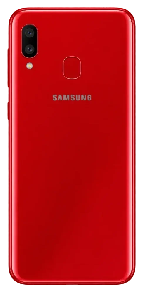 Galaxy A20, Rückansicht